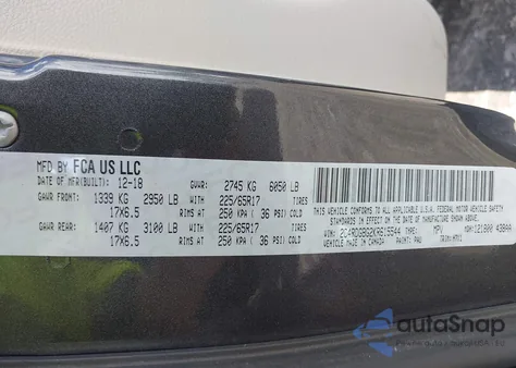 2019 Dodge Grand Caravan Se from USA, damaged, VIN 2C4RDGBG2KR615544